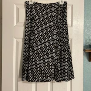 Vol.1 black with white circles skirt